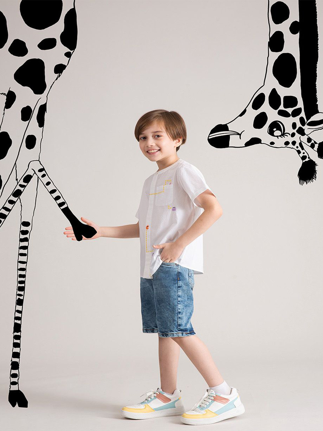 THE BABY TRUNK Boys Classic Casual Shirt