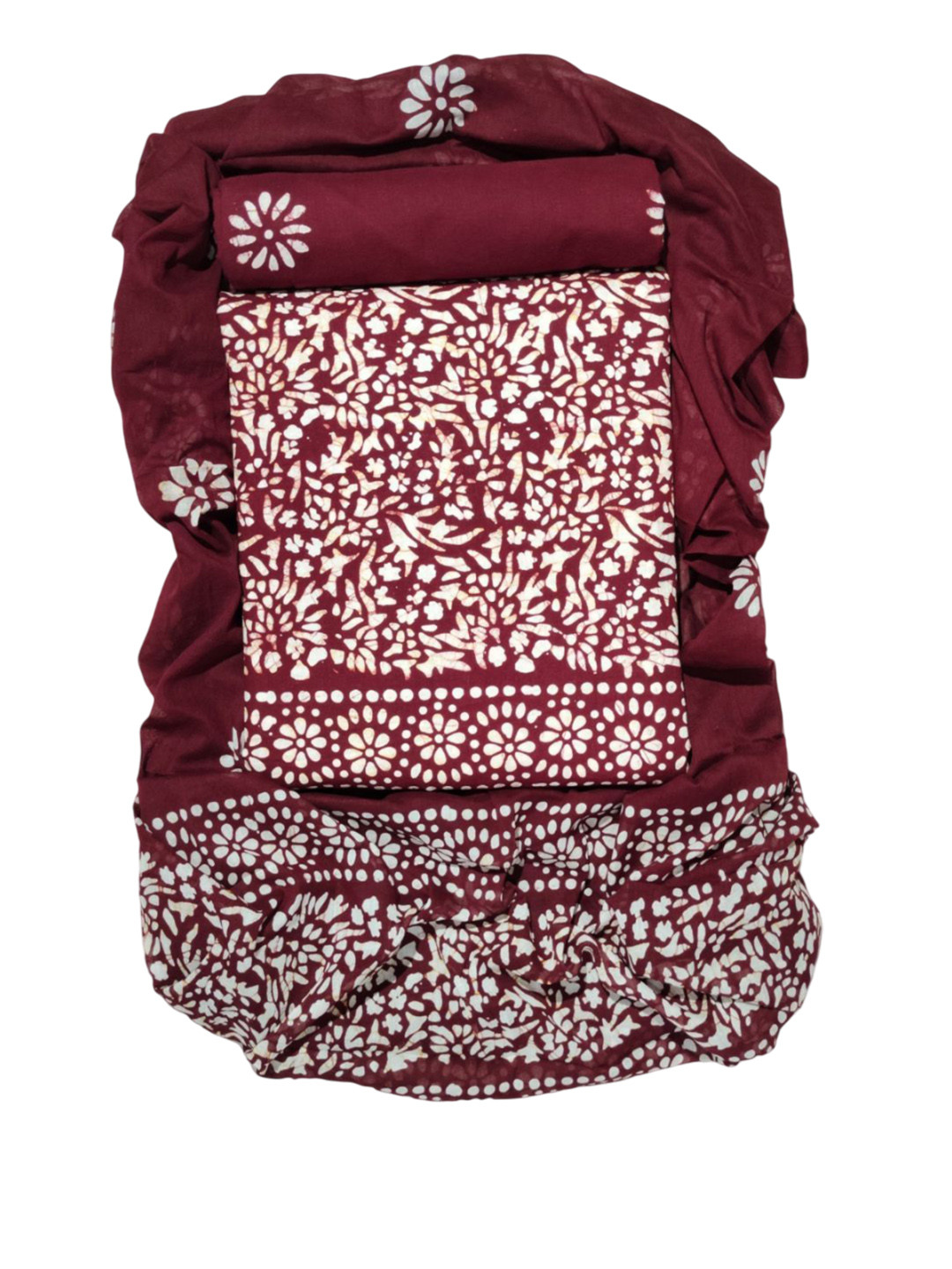 Farooq Dyeing Floral Printed Pure Cotton Unstitched Dress Material