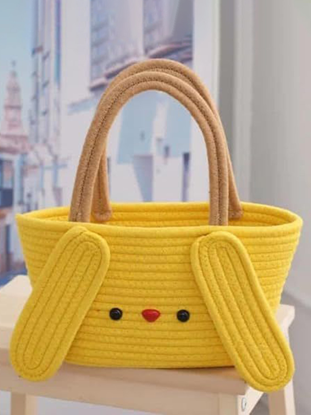 Bajo's Shopper Tote Bag with Cut Work