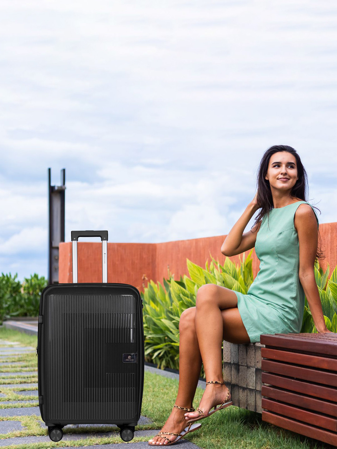 Polo Class Unisex Set Of 2 Texture Trolley Bag