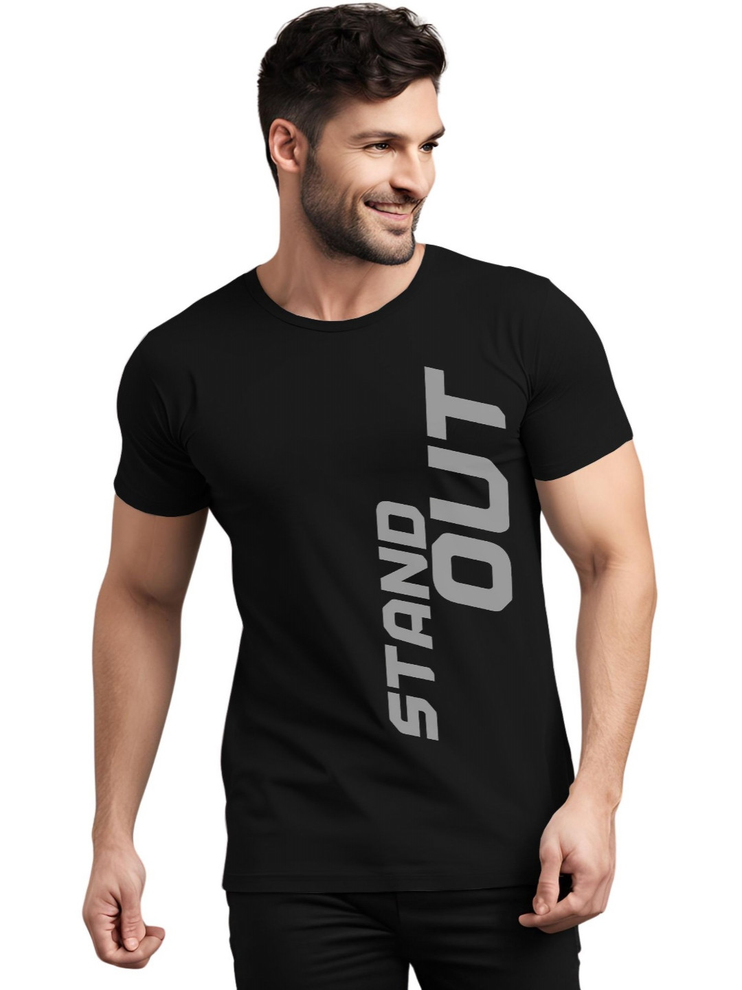 3Colors Men Bio Finish Raw Edge T-shirt
