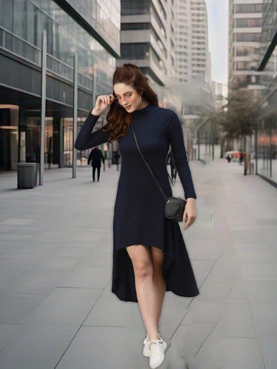 Metronaut Rigo Women Cotton A-Line Midi Dress