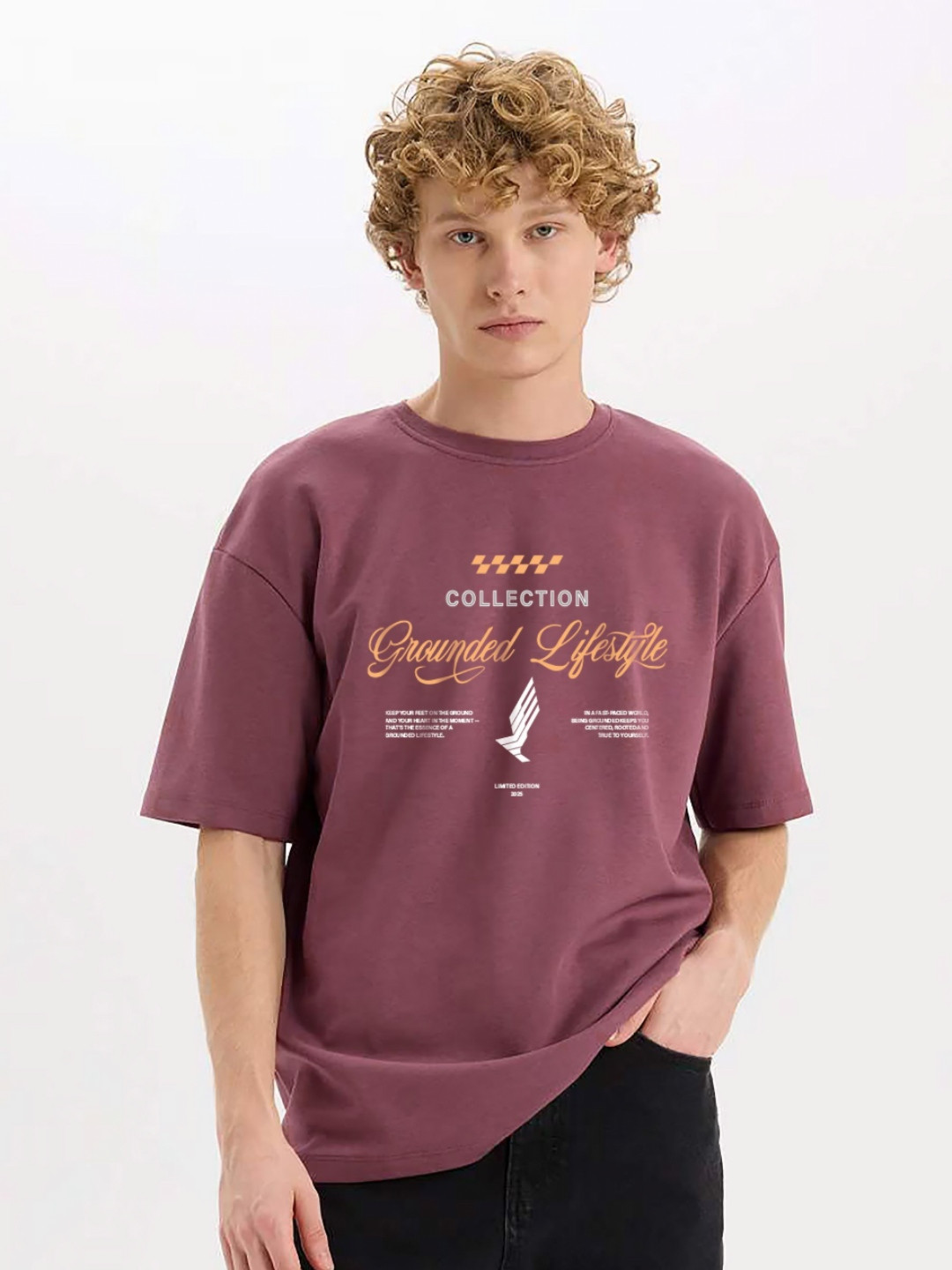MISCHIEF MONKEY Men Raw Edge T-shirt