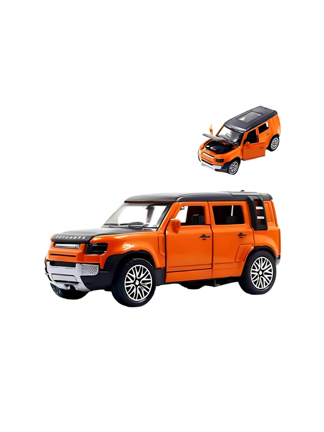 FUNDRIFT Kids Pull Back Defender Car With Openable Doors