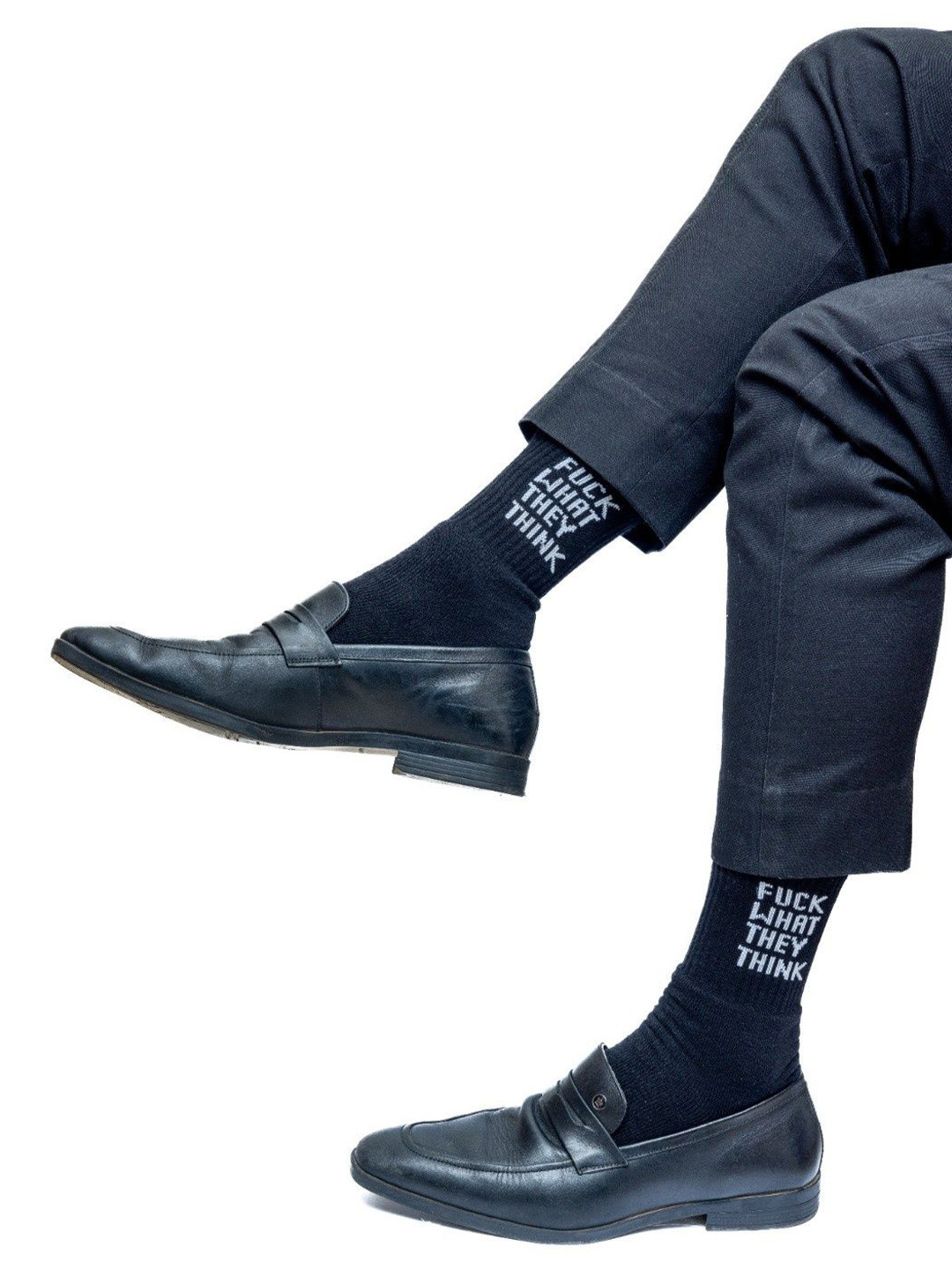 Milk&Whisky Men Printed Calf Length Socks