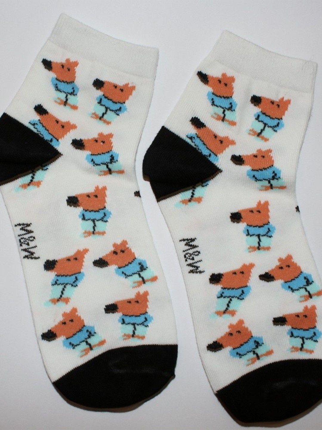 Milk&Whisky Men Printed Cotton Ankle-Length Socks