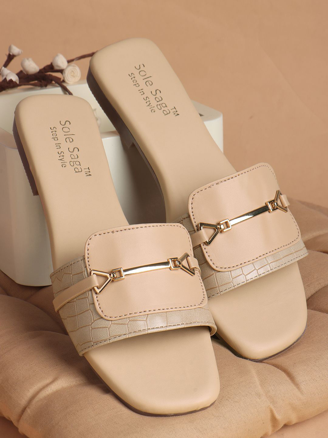 Sole Saga Women Open Toe Flats