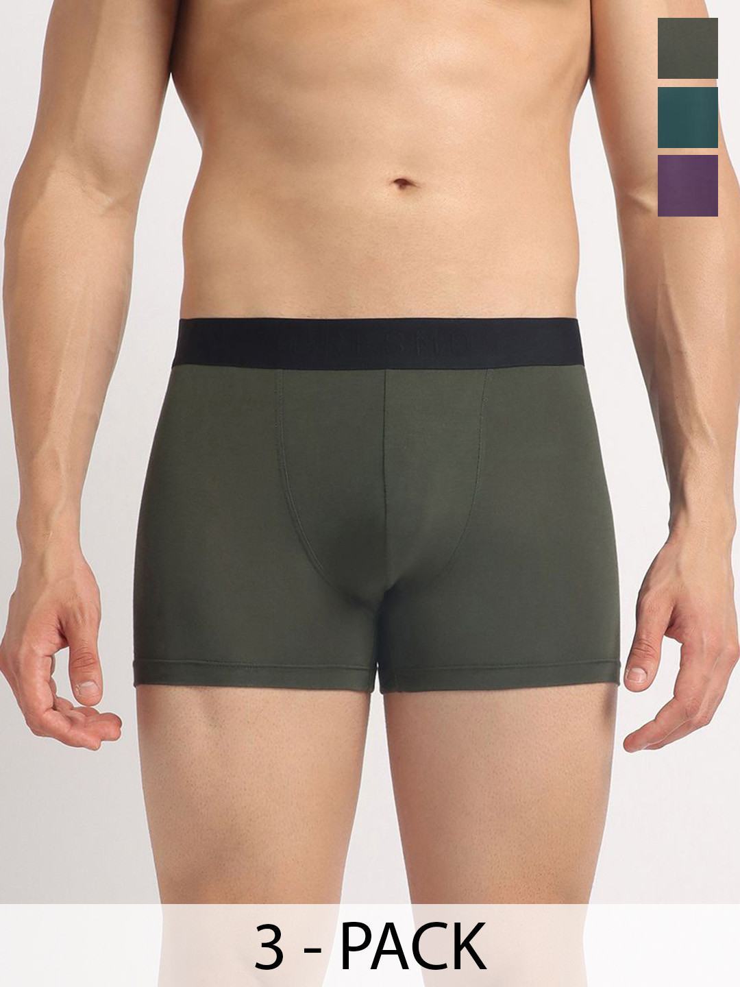 Cresmo Pack Of 3 Anti Bacterial Trunks CR-T-SLD-P3-MUL-ESC-COMB-S