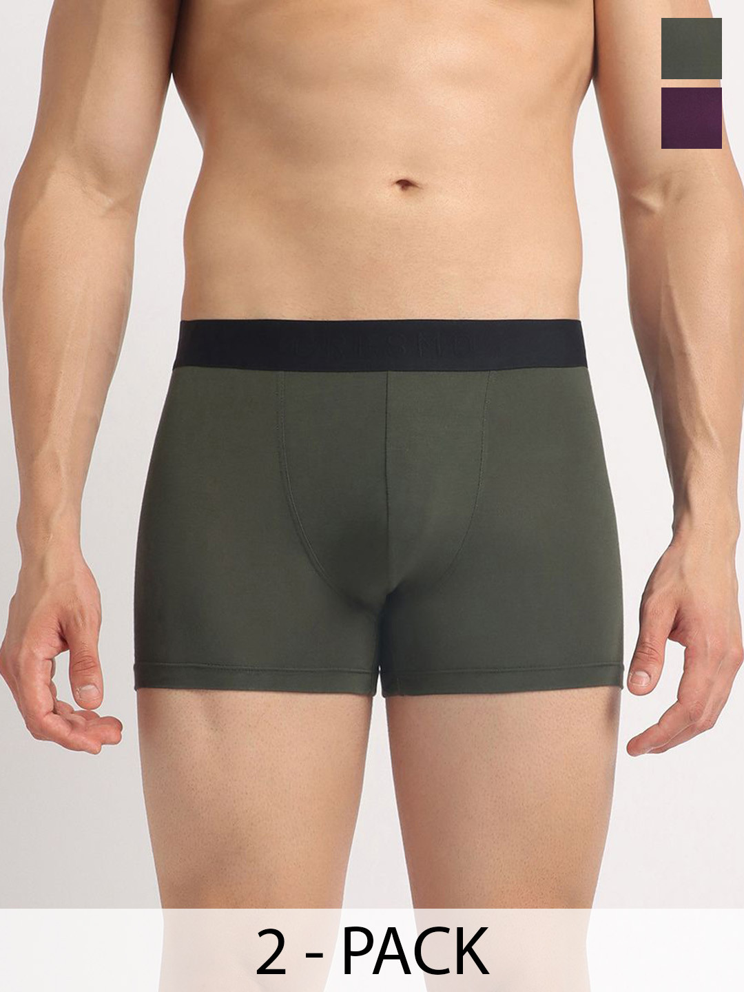 Cresmo Pack Of 2 Anti Bacterial Short Trunks CR-T-SLD-P2-MUL-COMB-S