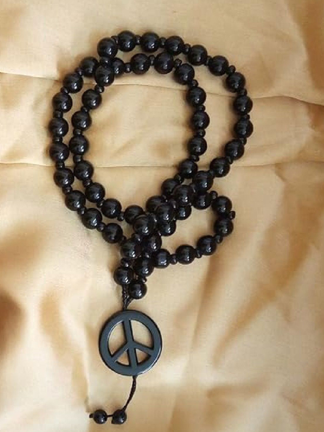 Crazy Fashion Unisex Stainless Steel Artificial Beaded Shambala Cotton Dori Chain