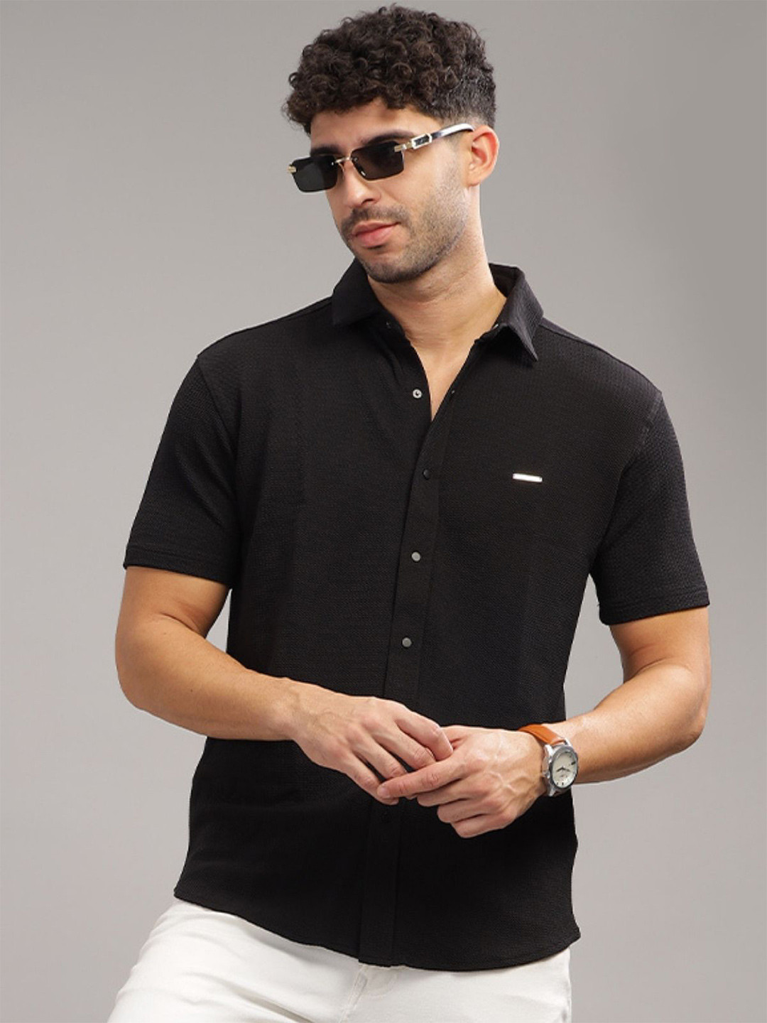 Parcel Yard Men Premium Opaque Casual Shirt