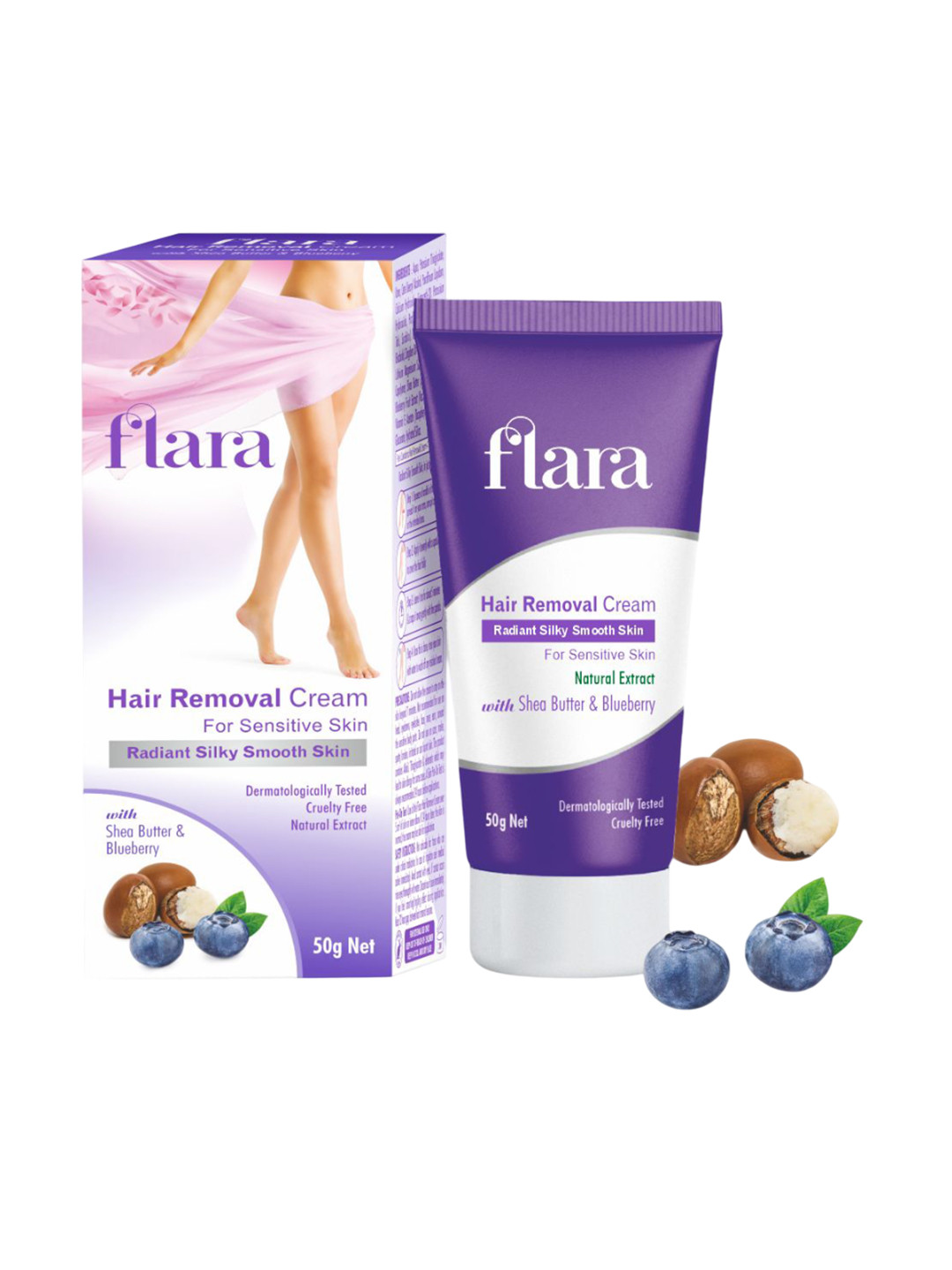 FLARA Hair Removal Cream With Shea Butter - 50 g