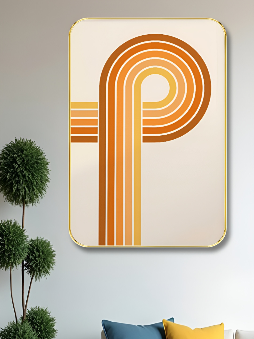 Livin'luxe Abstract Wood Wall Rectangle Paintings Wall Art - 18 x 24In