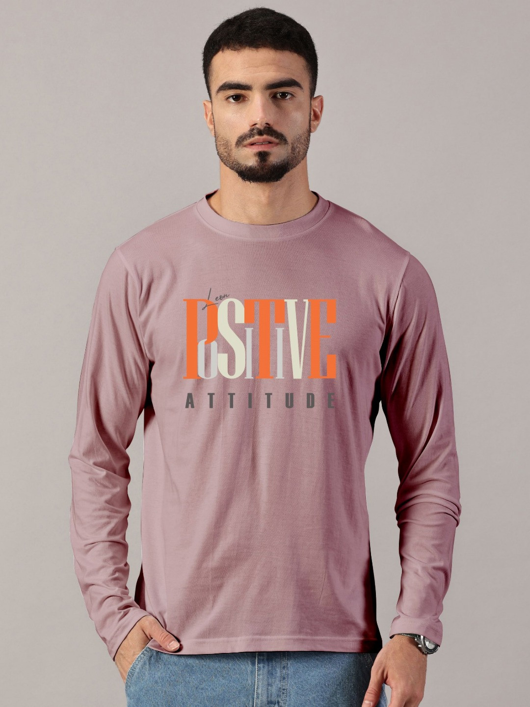 LEON Men Typography Printed T-shirt