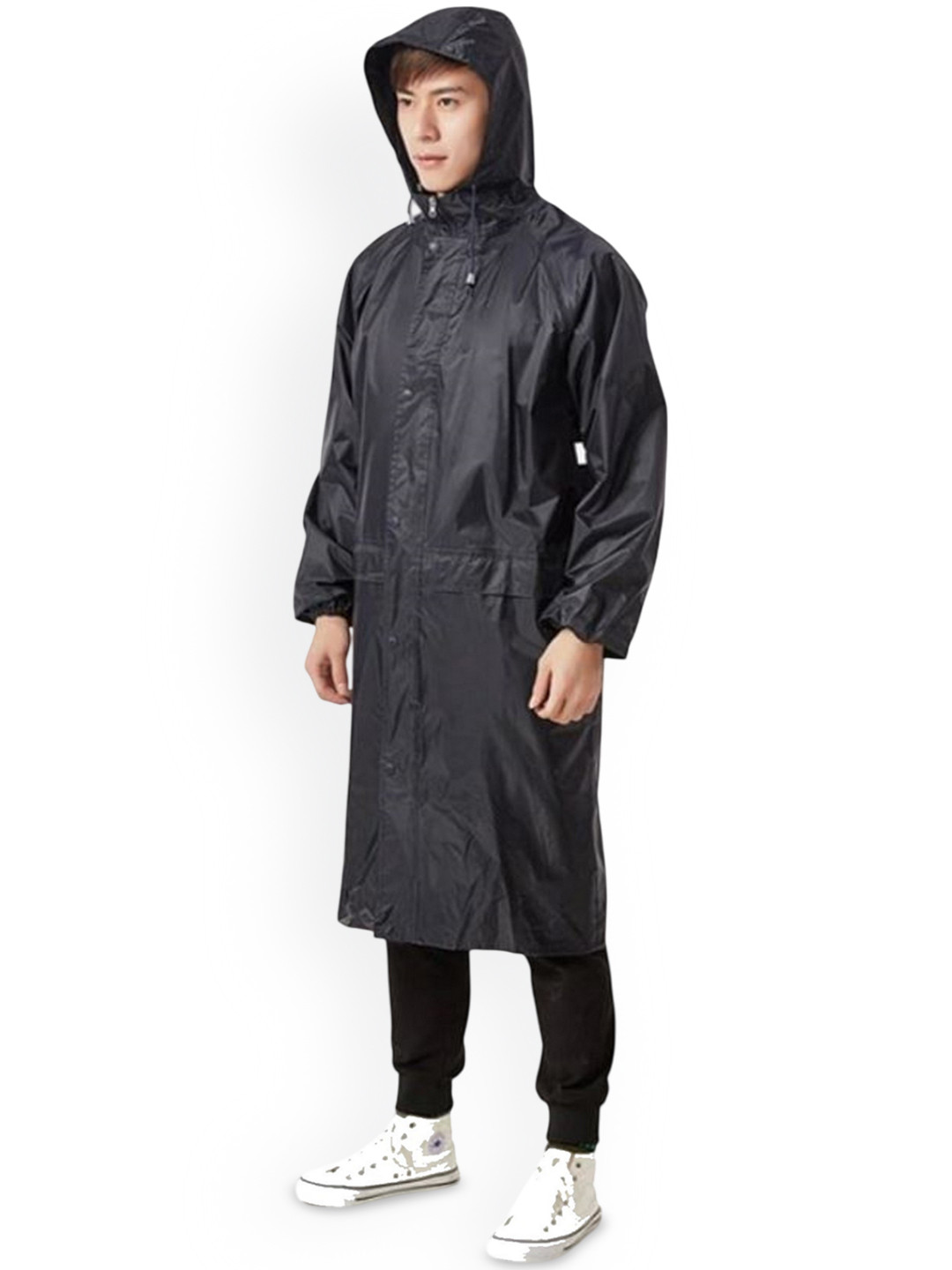 Infispace Waterproof Hooded Long Rain Coat