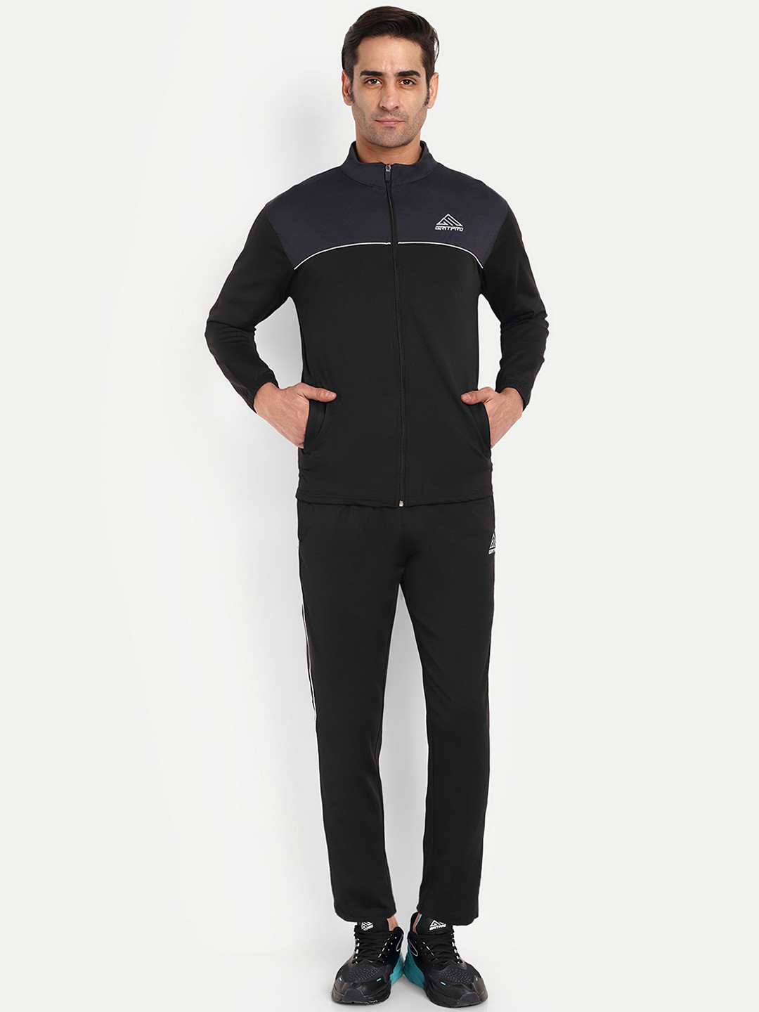 GRITPRO Dynamic Drive Men Mock Collar Track Suit
