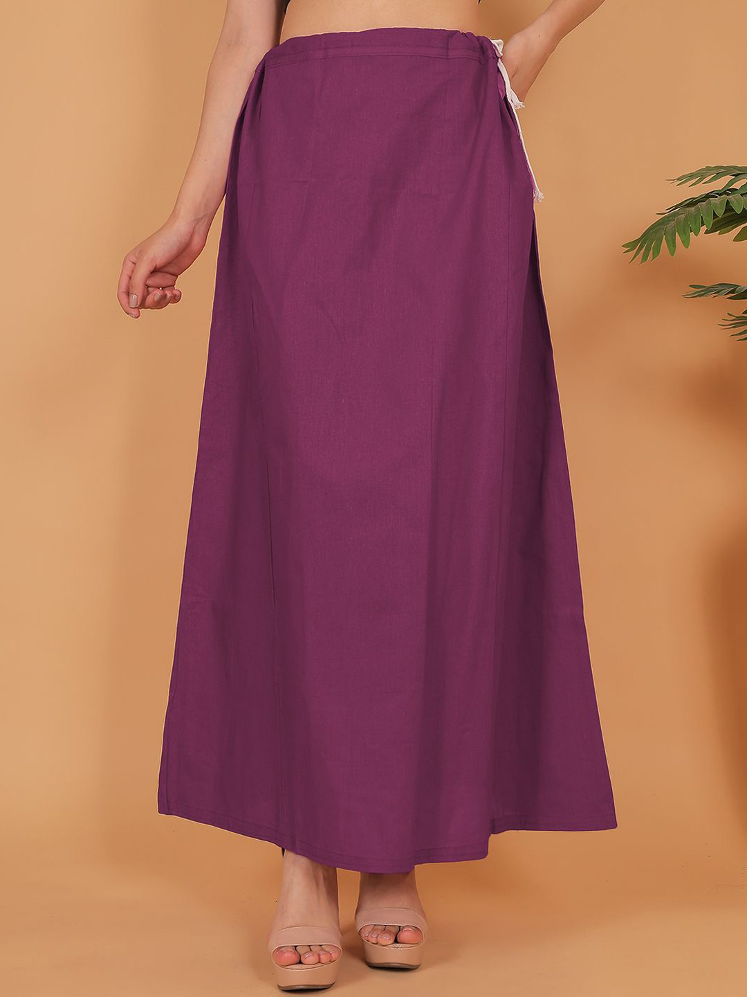 Trendzmy Women Cotton Saree Shapewear