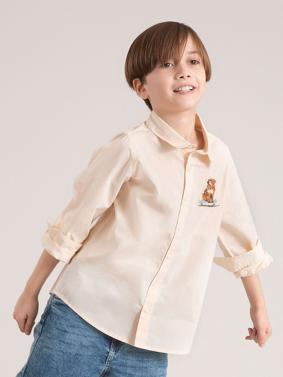 THE BABY TRUNK Boys Classic Casual Shirt