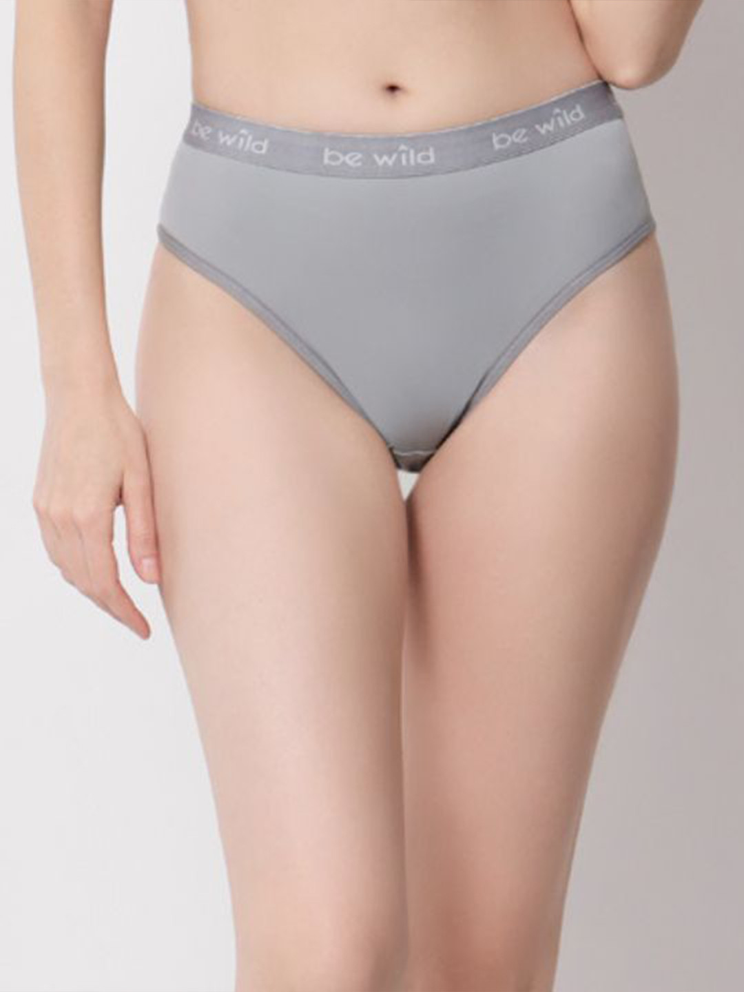 BEWILD Women Pack Of 3 Seamless Anti Microbial Hipster Briefs