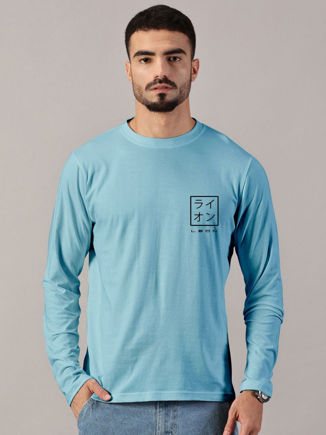 LEON Men Printed Pockets T-shirt