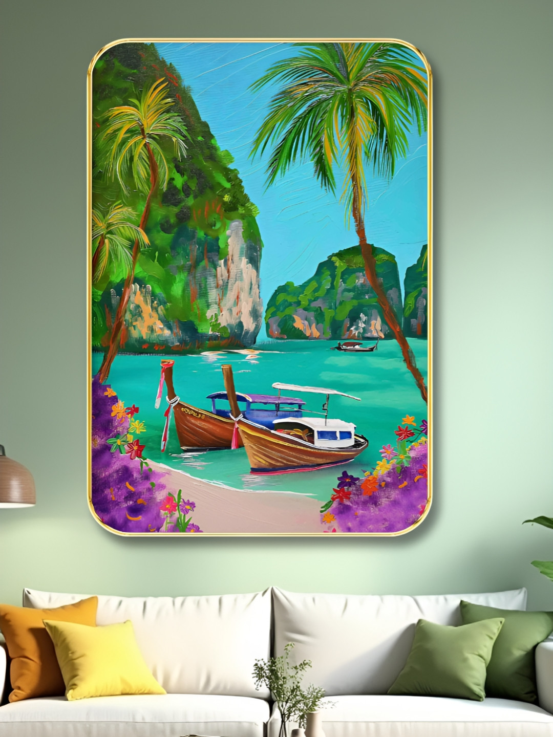 Livin'luxe Wood Wall Rectangle Paintings Wall Art - 18 x 24 In