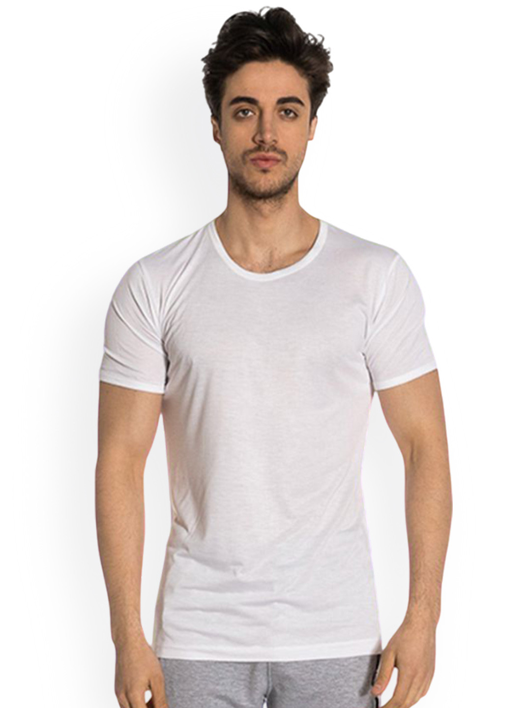 OTOMAN Men Pack Of 2 Antimicrobial Basic Vests