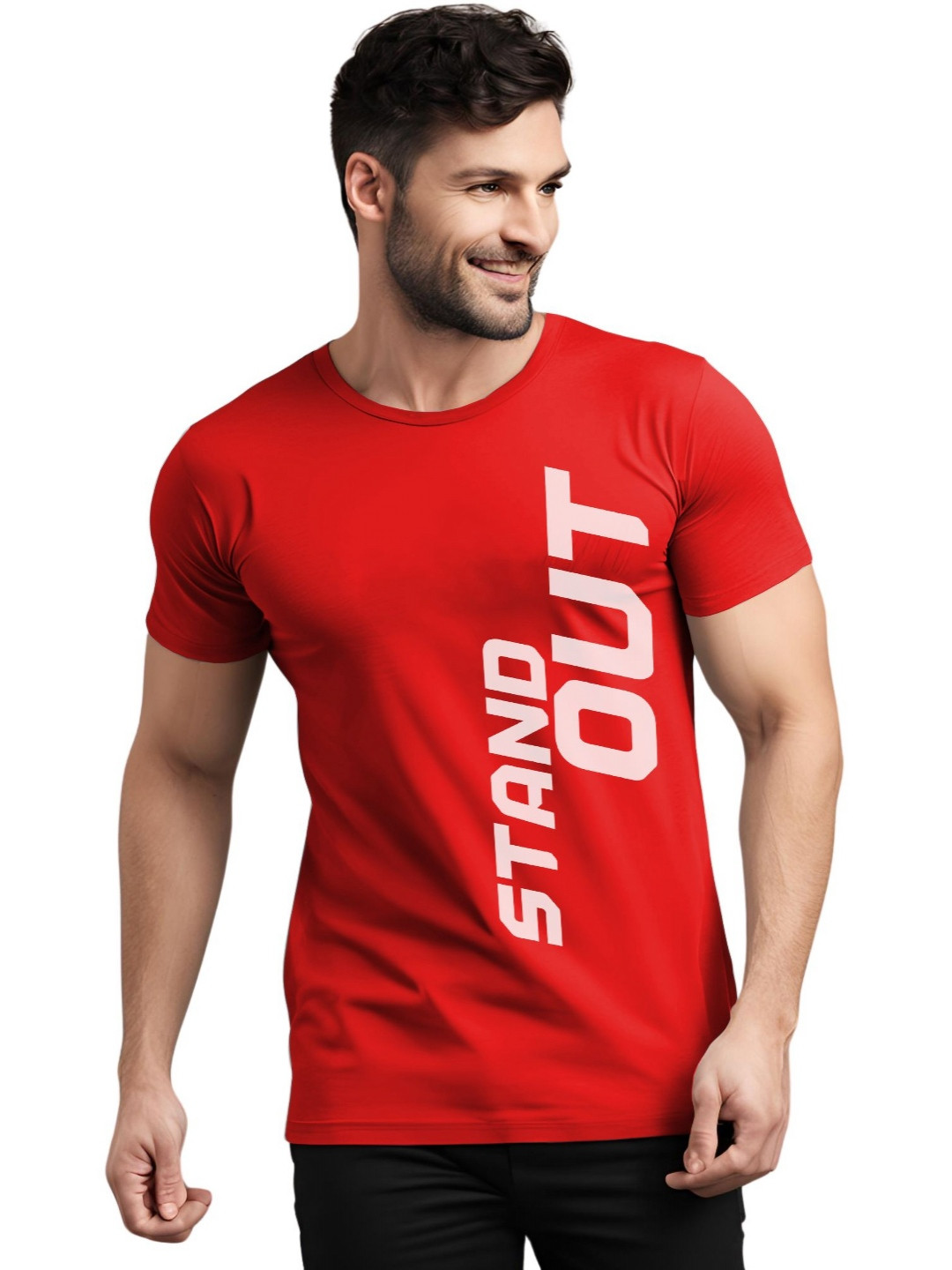 3Colors Men Bio Finish Raw Edge T-shirt