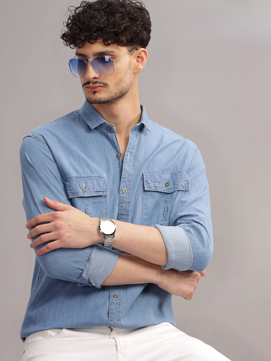 7TH LEGION Men Comfort Opaque Casual Shirt