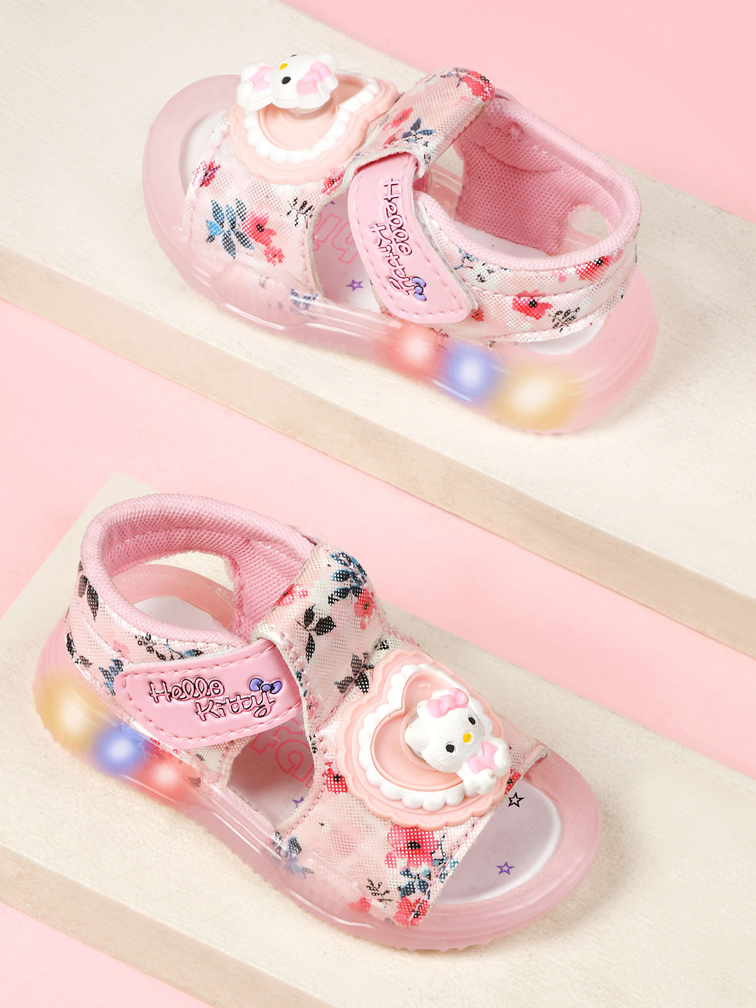KATS Unisex Kids  LED Light Comfort Sandals