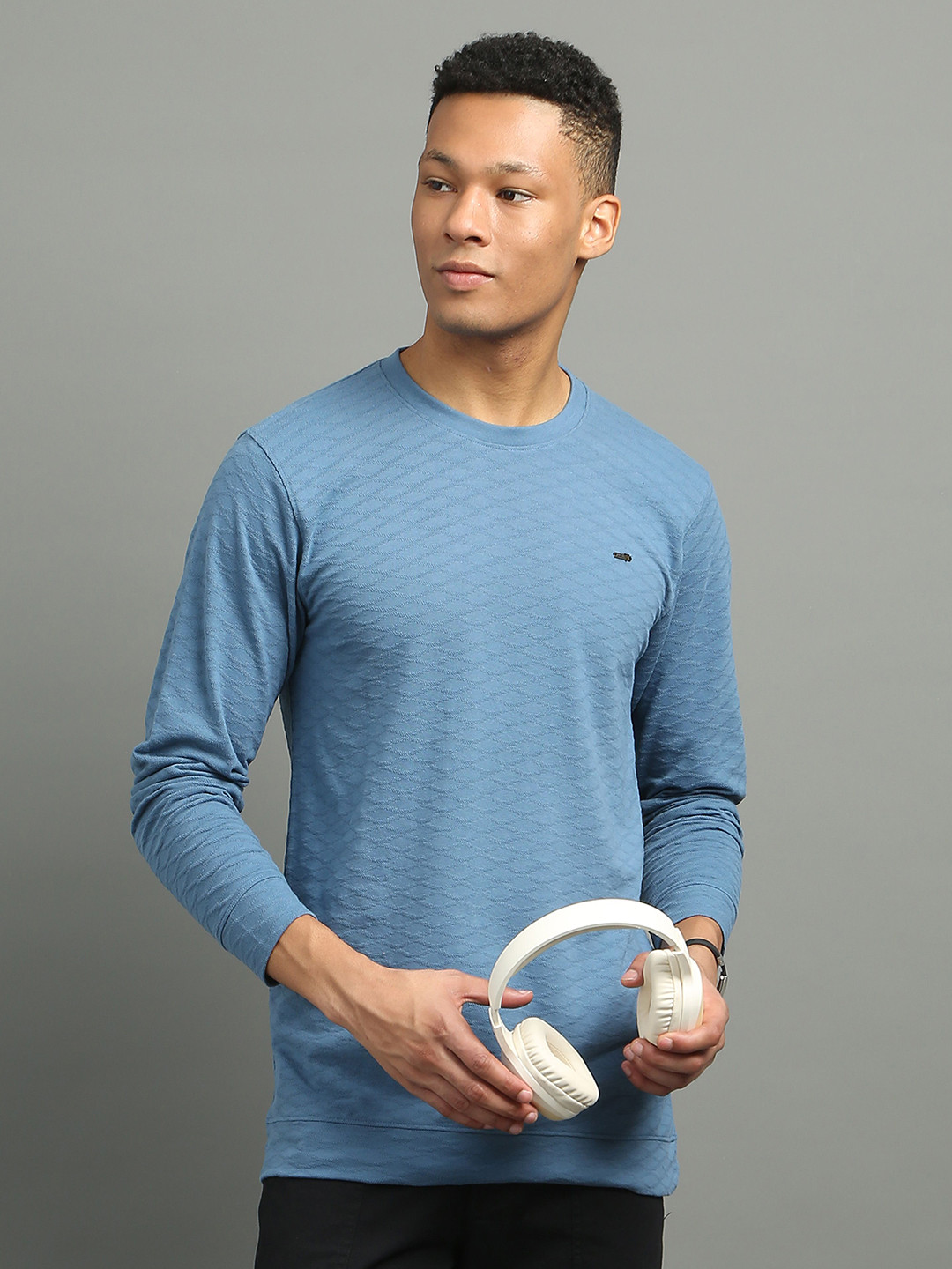 FROSEN FOX Men Long Sleeves Sweatshirt