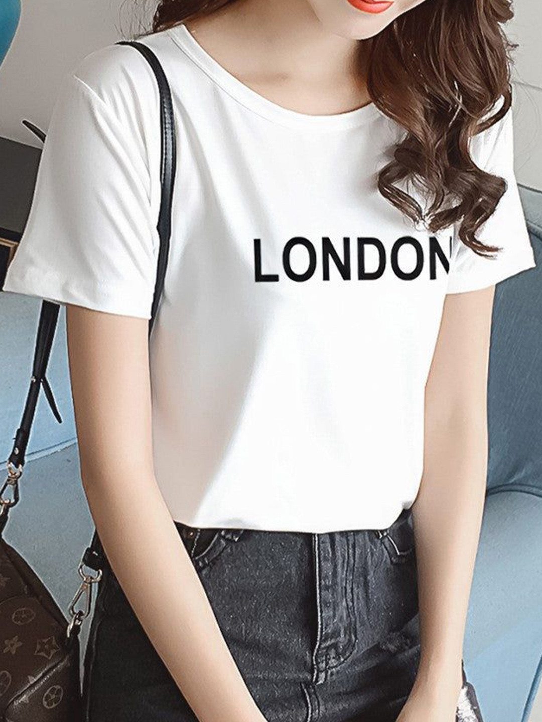 Outzidr Women Regular Graphic T-Shirt