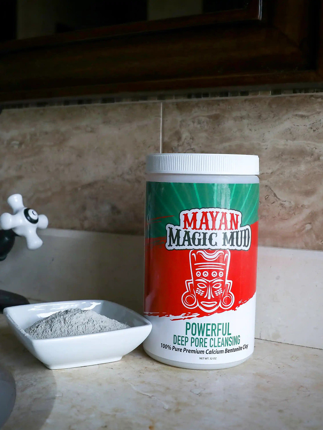 Mayan Magic Mud Powerful Deep Pore Cleansing Calcium Bentonite Clay Powder - 907 g