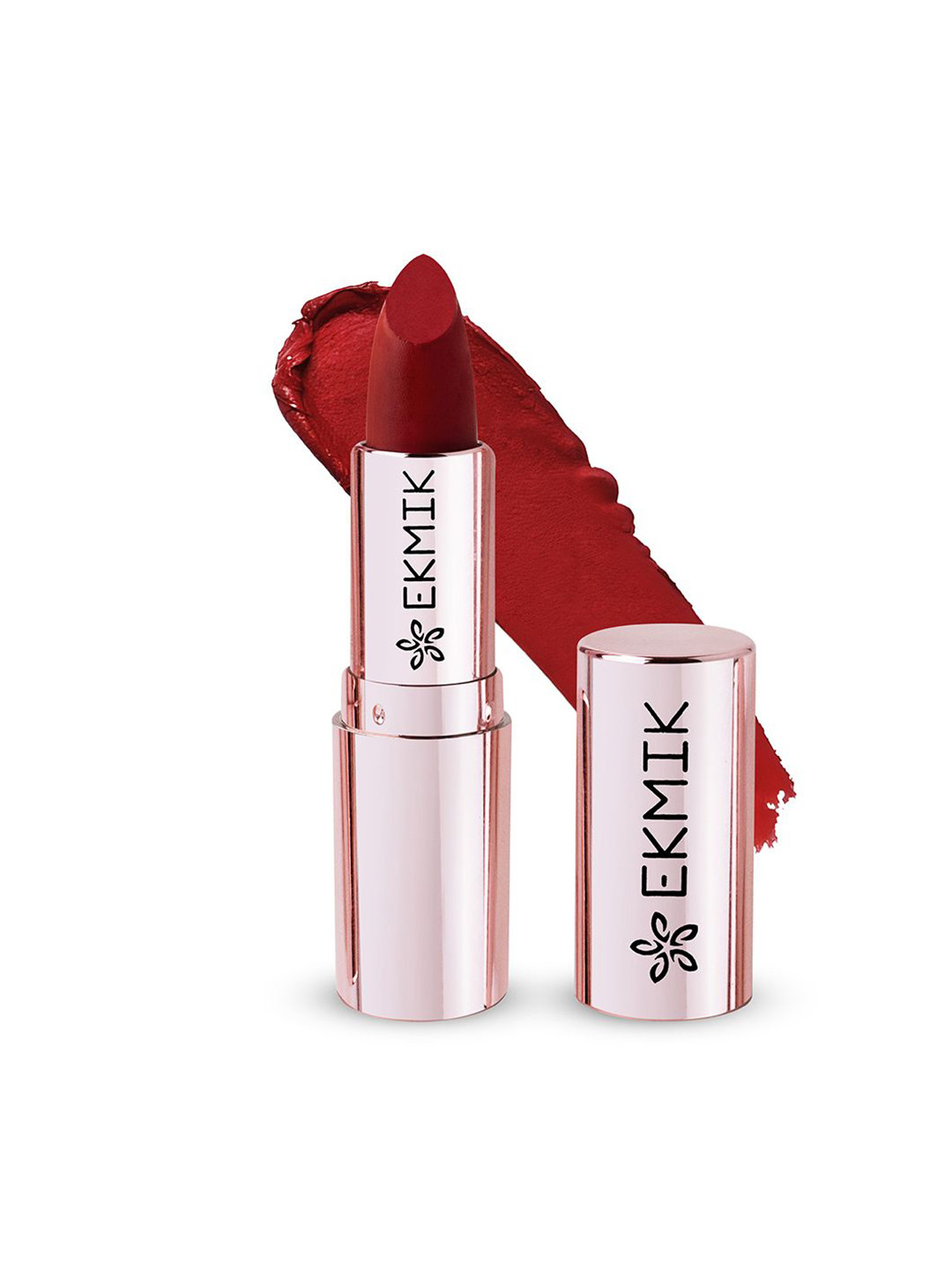 Ekmik Comfy Lips Creme Long Lasting Matte Lipstick - 4g - Scarlet Maroon