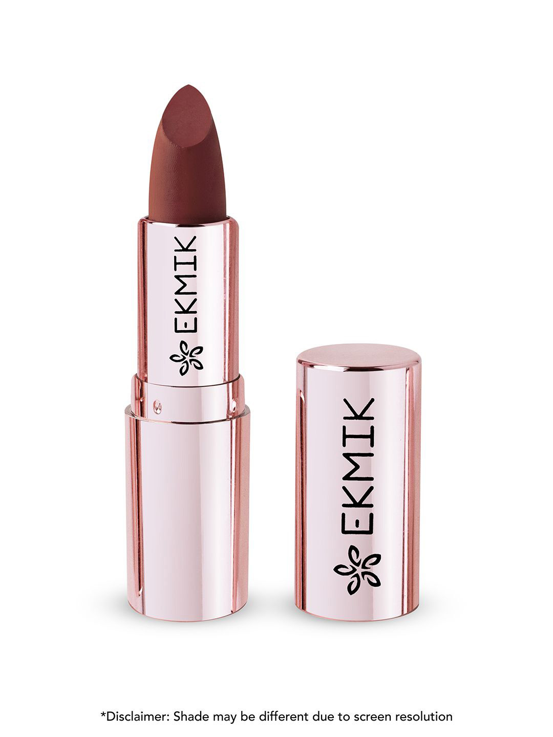 Ekmik Comfy Lips Creme Long Lasting Matte Lipstick - 4g - Plum Brown