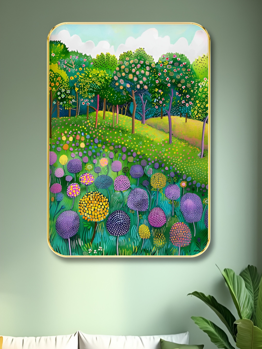 Livin'luxe Flowers & Trees Wood Wall Rectangle Paintings Wall Art - 24 x 18In