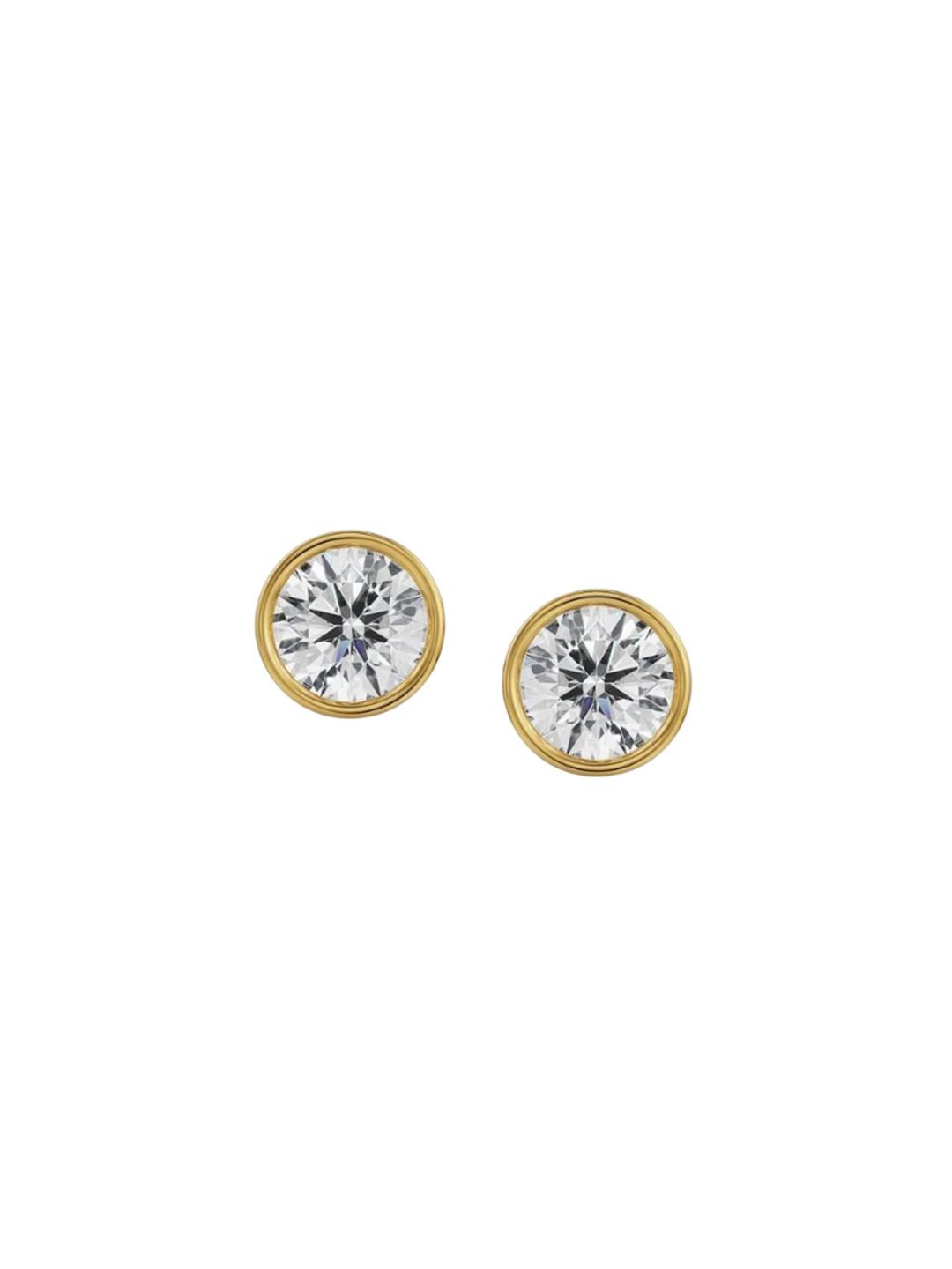 Emori Quad pear drop Lab Diamond Earring in 18KT Gold