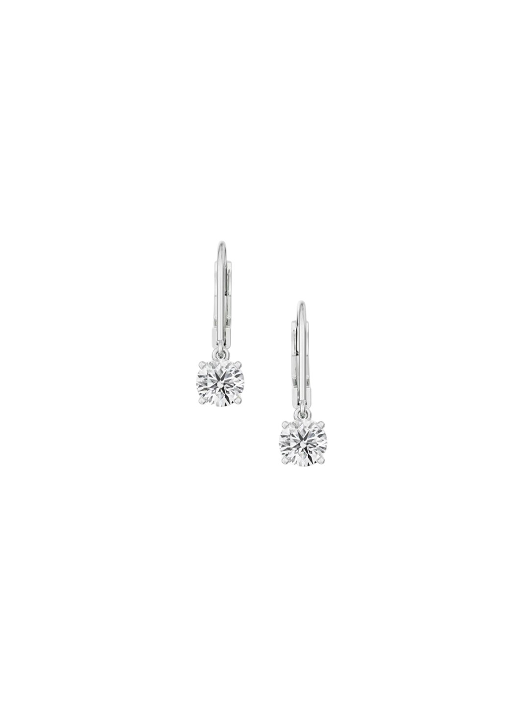 Emori 1 CT Cora Solitaire Lab Diamond Earring in 18KT Gold