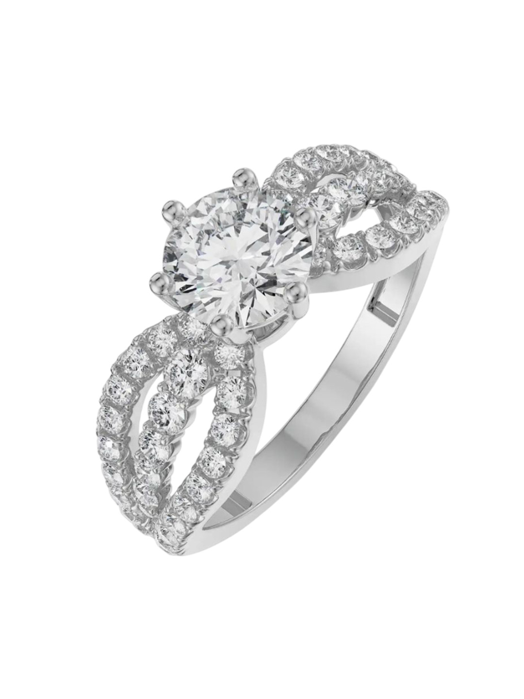 Emori Queen Solitaire Lab Diamond in 14KT Gold Ring