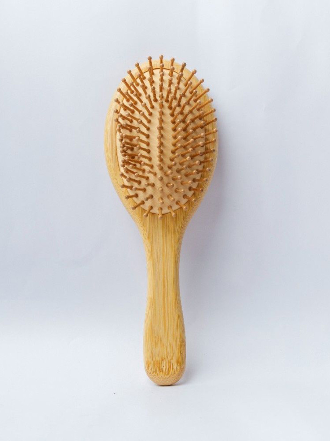 Beutifly Round Pocket Wooden Hair Brush