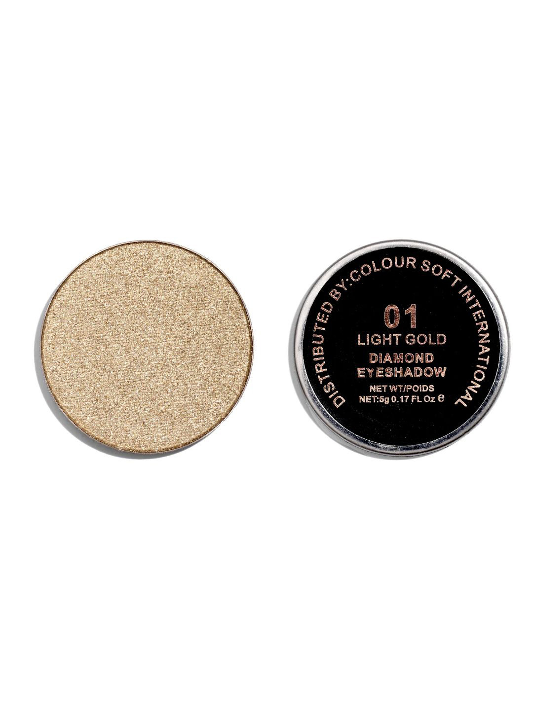 EUROPE GIRL Diamond Long Lasting Shimmer Eyeshadow- 5 g - Light Gold 01