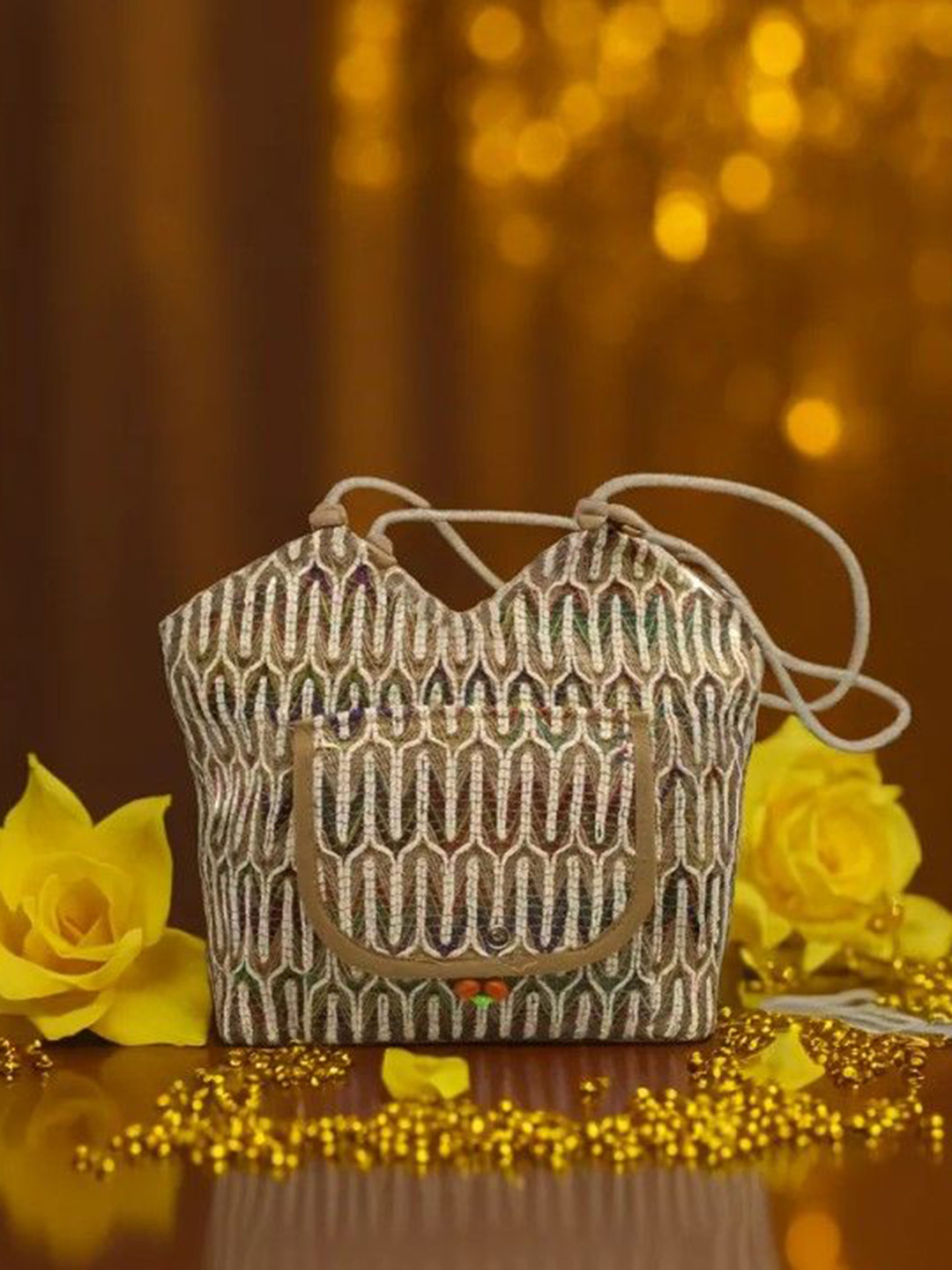 JUTE NEXT Women Textured Shopper Shoulder Bag