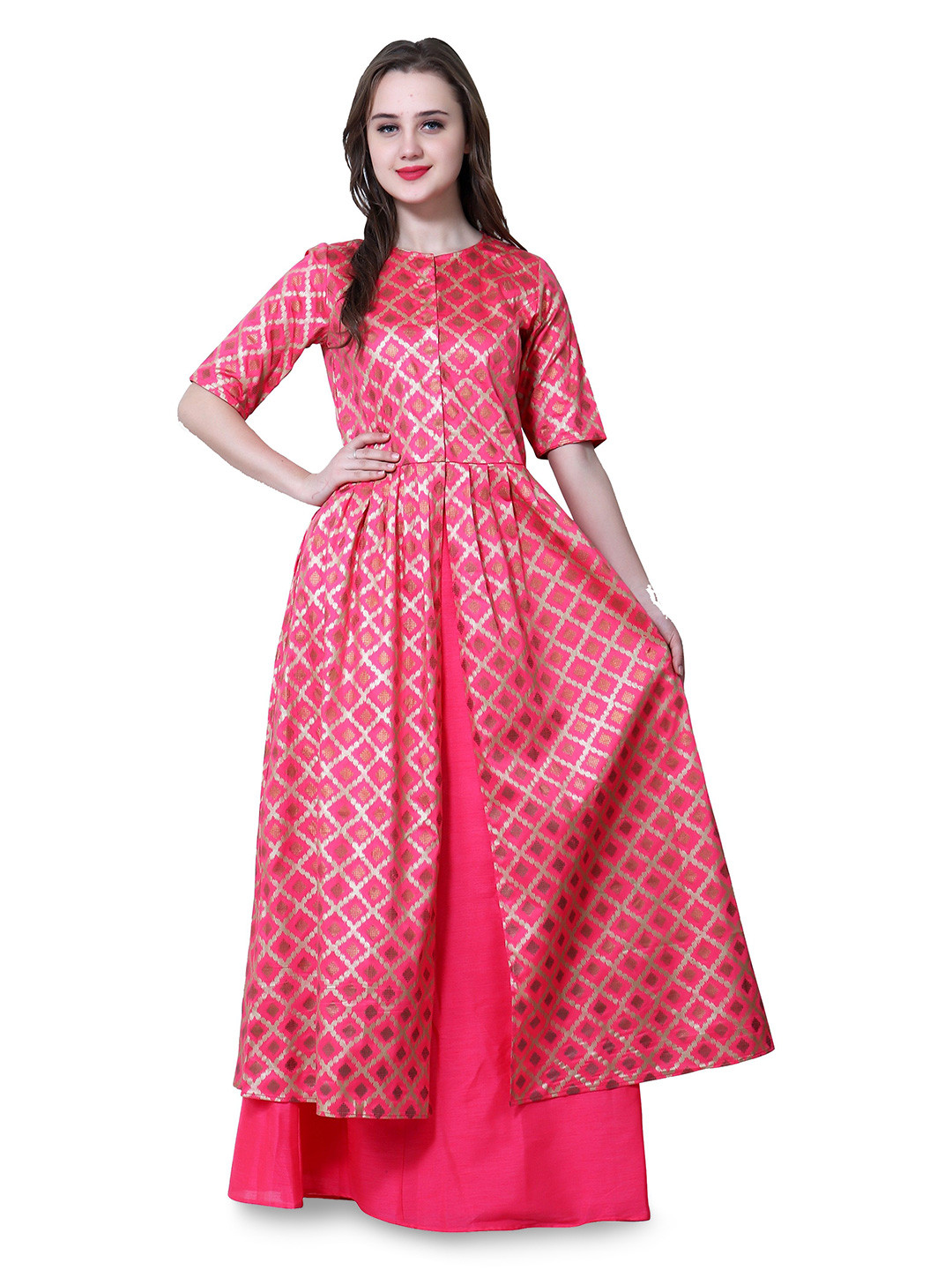 DELIS Woven Design Ready to Wear Lehenga &