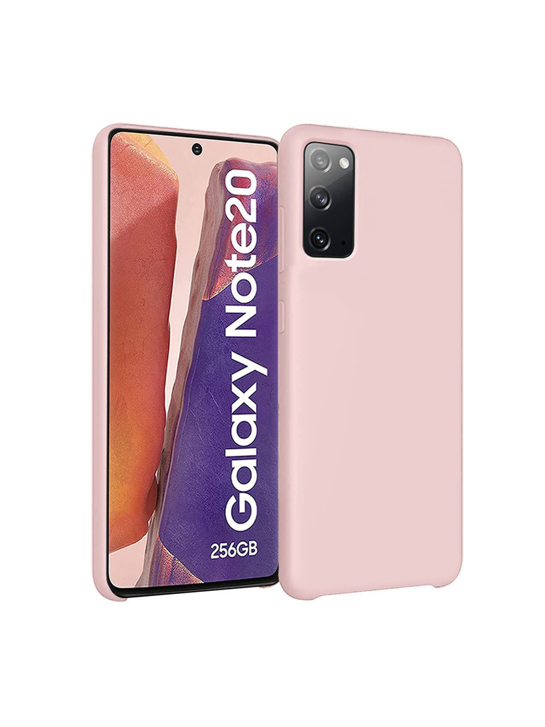 LIRAMARK Liquid Silicone Soft Samsung Note 20 Back Case