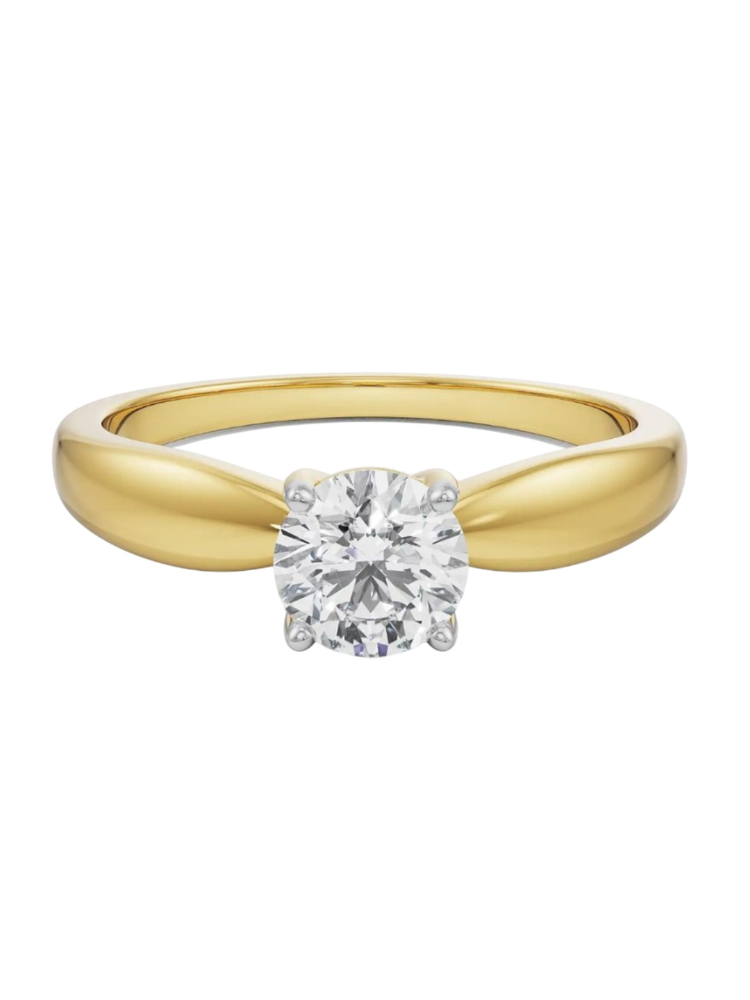 Emori Diana Solitaire Lab Diamond Ring in 18KT Gold