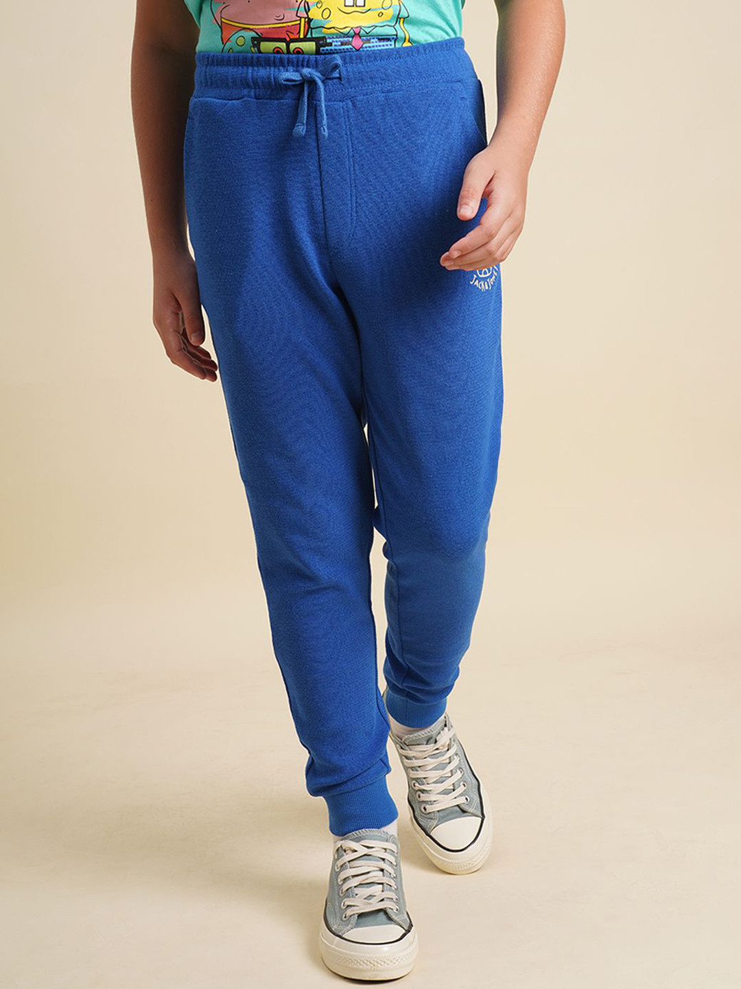 Jack & Jones Junior JJJR TEXTURED SP SWEA Boys Joggers Cotton Slim Fit Track Pant