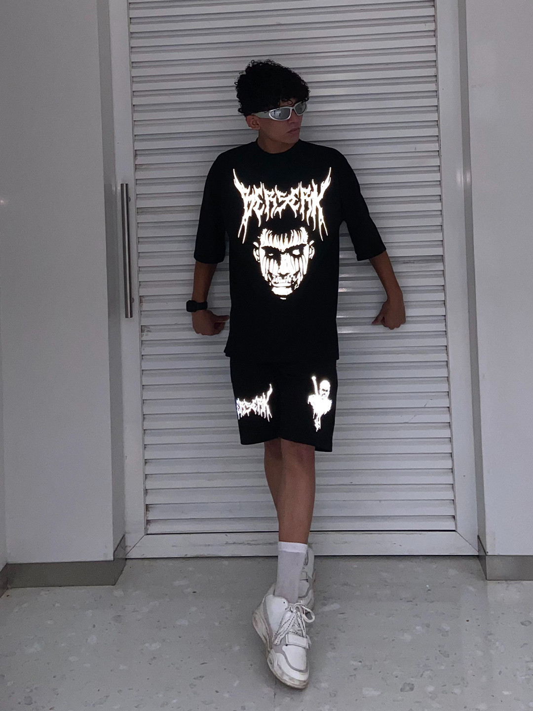 Getsetwear Men Pack of 2 Graphic Printed Round Neck Cotton T-shirts