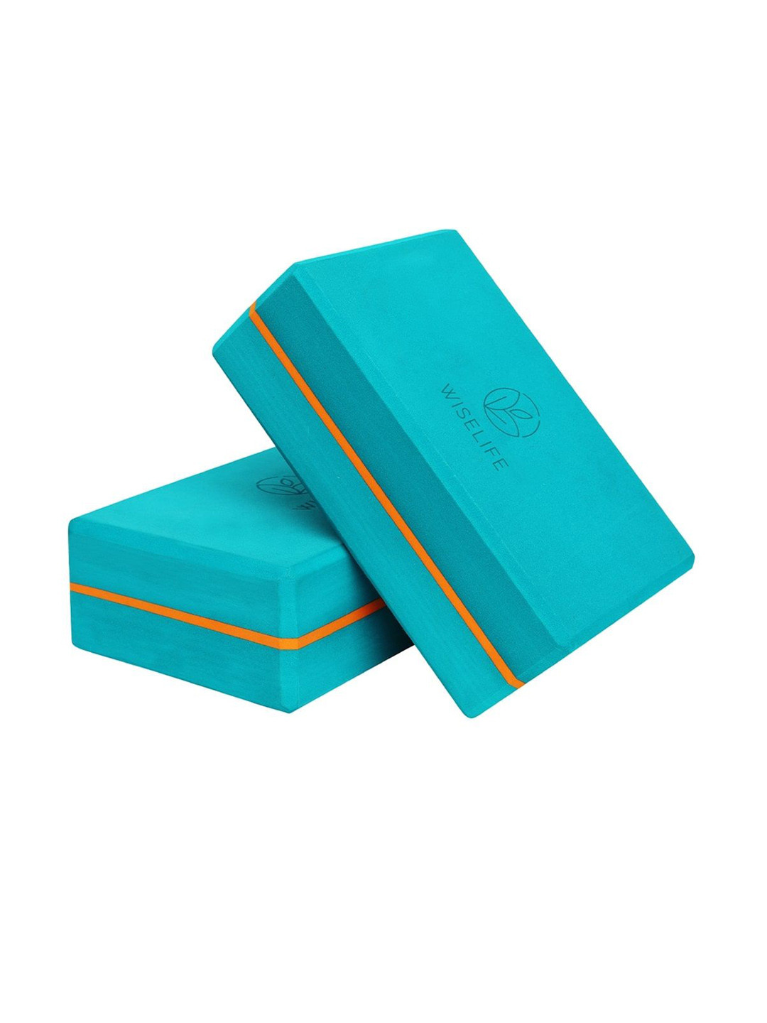 WiseLife Unisex Teal Yoga Block Yoga Brick High Density Premium EVA Foam ,Odour Resistant