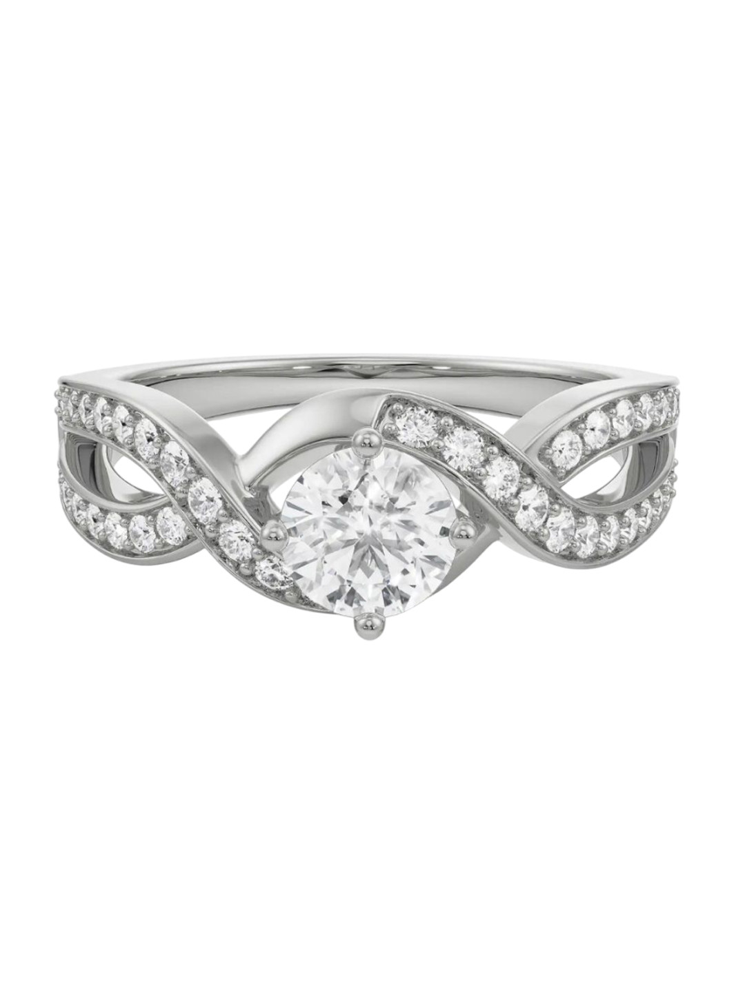 Emori Infinity Round Lab Diamond Ring in 18KT Gold