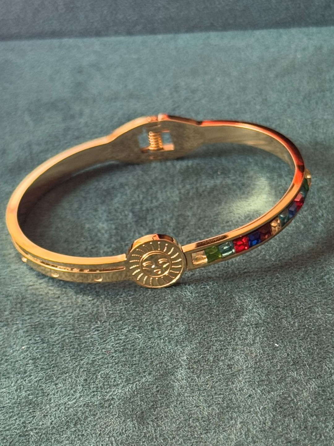 The Jewellery Tale Gold-Plated Bangle-Style Bracelet