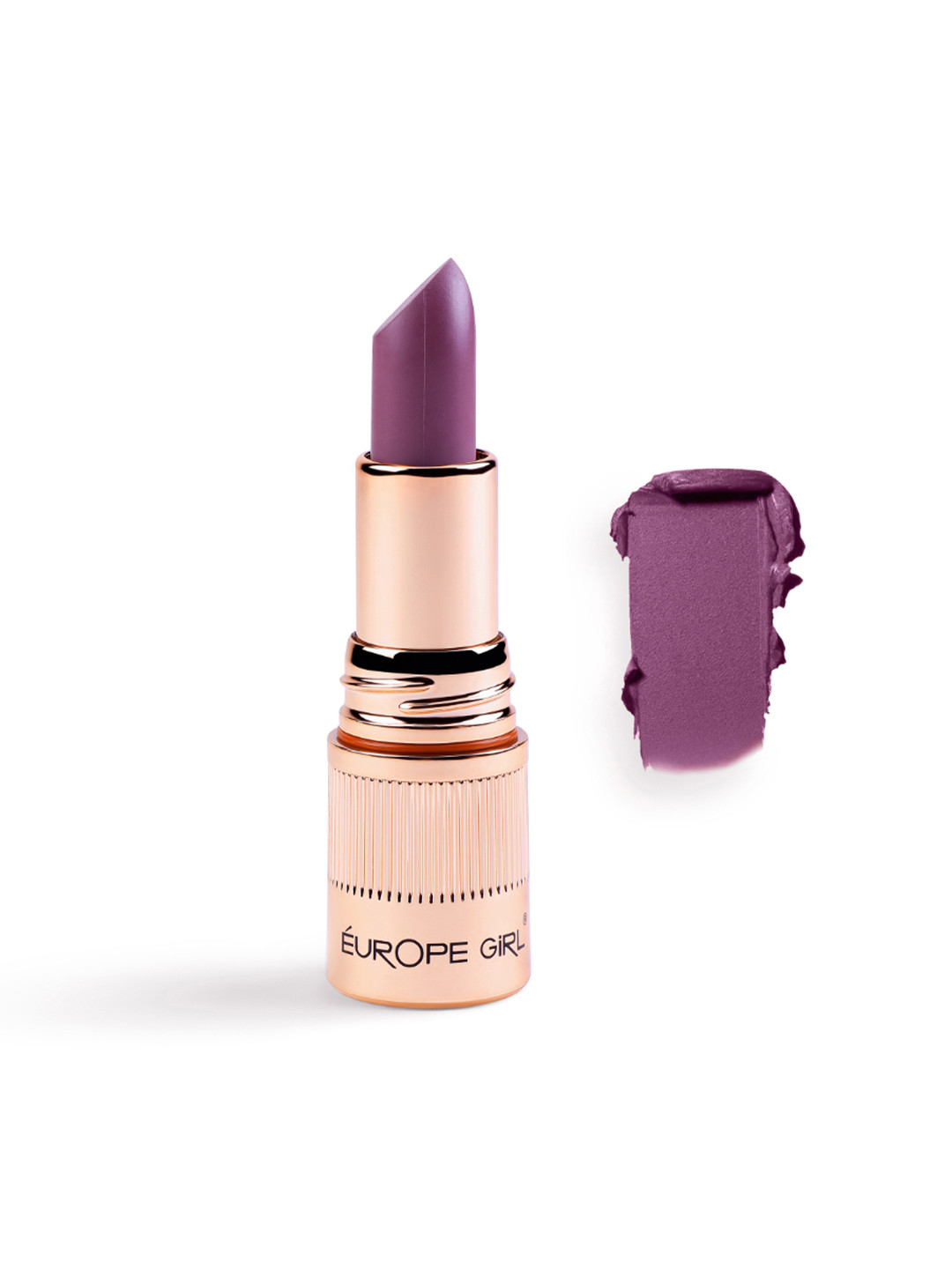 EUROPE GIRL Silky Matte Long Lasting Lipstick 3 g - Purple Petal EG 02